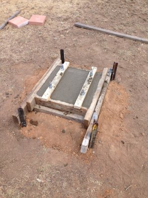 Finishing pouring concrete