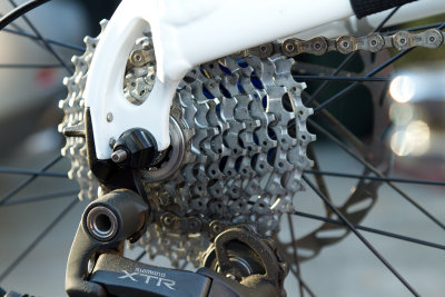Rear cassette and derailleur