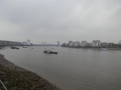A misty day on the Thames