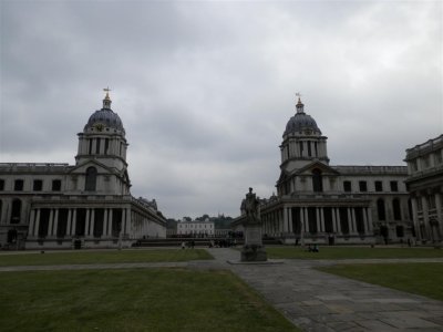 Royal Naval College buildings with the Queen's House behind