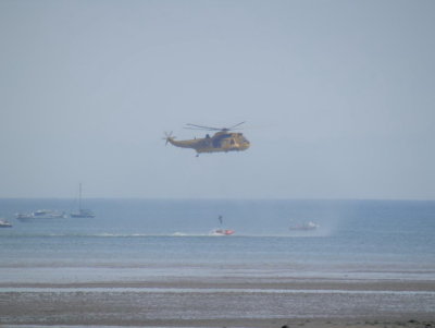 RAF Sea King - rescue demonstration