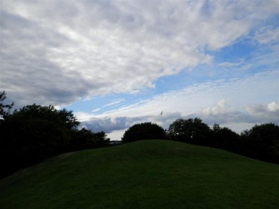 Oystermouth Castle skies