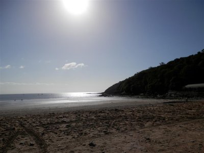 Oxwich Bay at 10:10 on a glorious Saturday morning