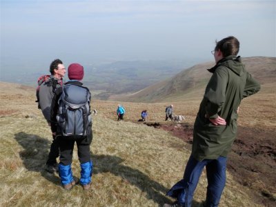 A welcome pause for breath, with breathtaking view