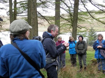 Tim explains about the uses of  Marsh grass