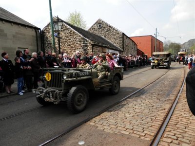 1940s event at Crich Tramway Museum