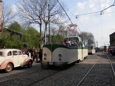 1940s event at Crich Tramway Museum