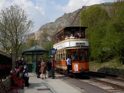 1940s event at Crich Tramway Museum