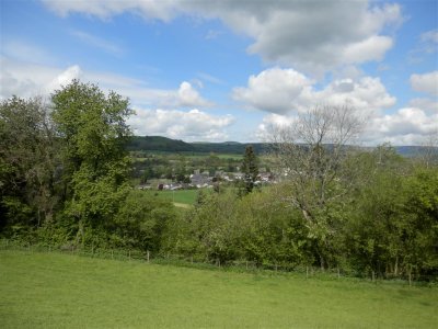 Looking down on Llandovery