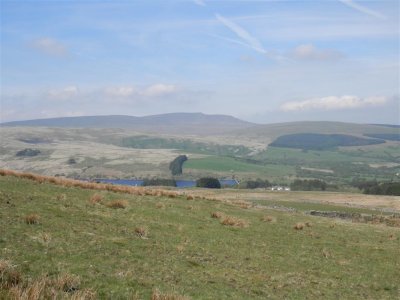 Looking back to Cray Reservoir