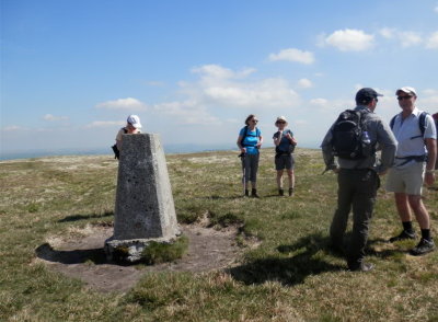  REPLACE Trig point on Fan Bwlch Chwyth