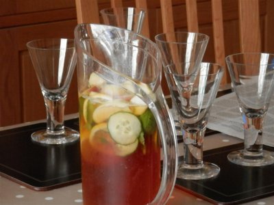 Jean knows how to make the perfect Pimms