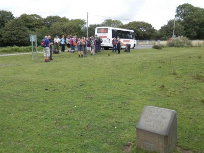 The coach arrives at Cilibion, and this must be stone number 17