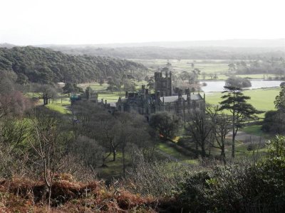 Margam Castle from Hen Eglwys 