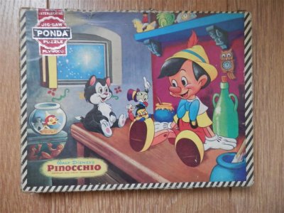 Pinocchio jigsaw box