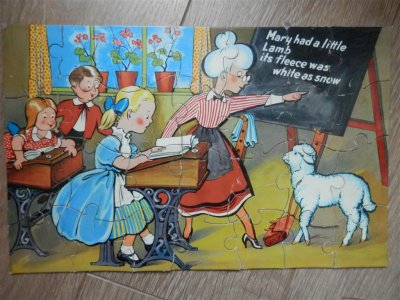 Mary had a little lamb  - 28 piece puzzle