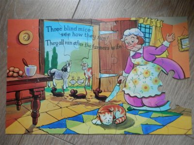 Three blind mice  - incomplete 28 piece puzzle