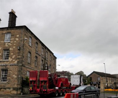 Interesting item being transported through Bakewell