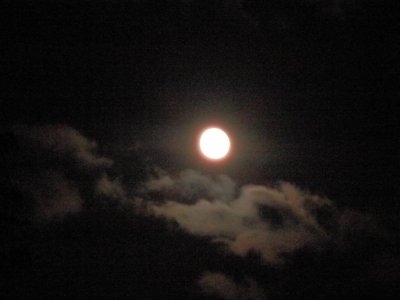 Tuesday evening, another lovely moon