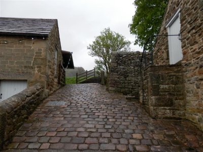 Eyam Hall courtyard