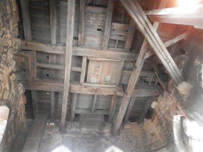 Floor below the spire