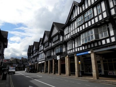 Timbered buildings, Knifesmithsgate, Chesterfield