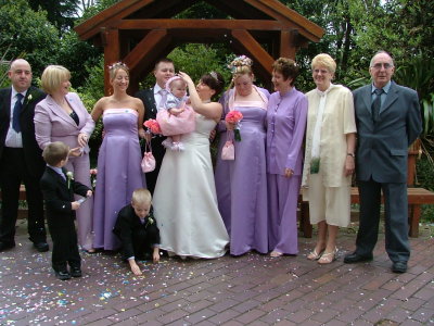 Susan Davies and Craig Collins wedding - 2004