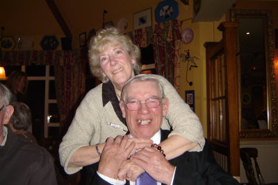 Sylvia and brother-in-law Sid Holloway