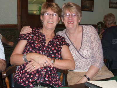 Alison Davies and Elaine Coates - Sylvia's 70th 2009 