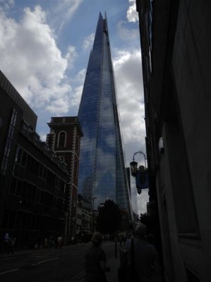 Getting closer to The Shard