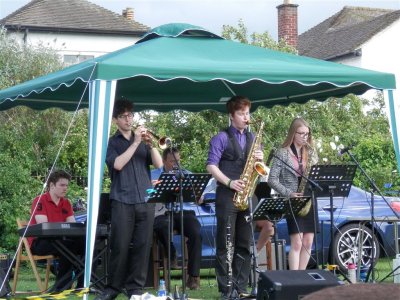 Members of Gloucestershire Youth Jazz Orchestra