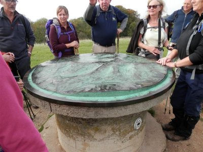 Topograph on Haresfield Beacon