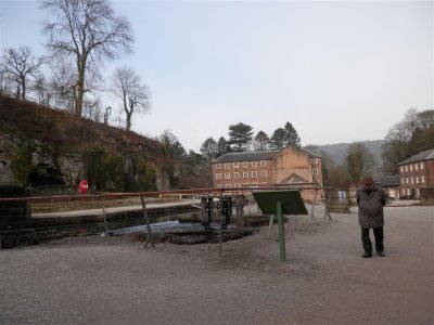 Cromford Mills, walking off a lovely late lunch