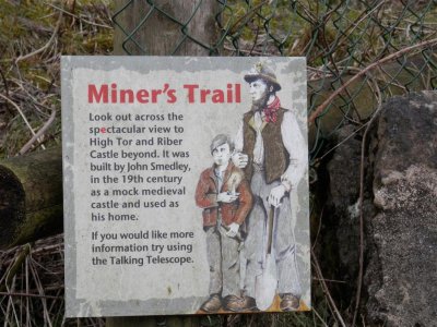 Miner's trail notice