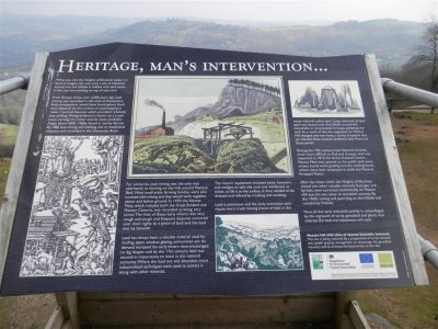 Info boards at The Tinker's Shaft