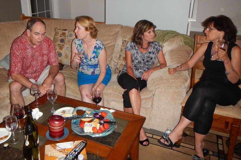 So, there we were talking about astrophysics and a wine tasting just showed up!
