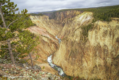 The Grand Canyon of  the Yellowstone river