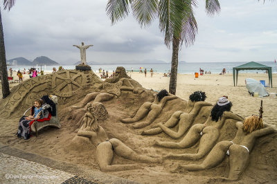 Copacabana sand art