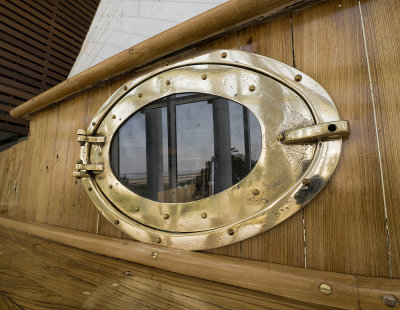 100 year old porthole