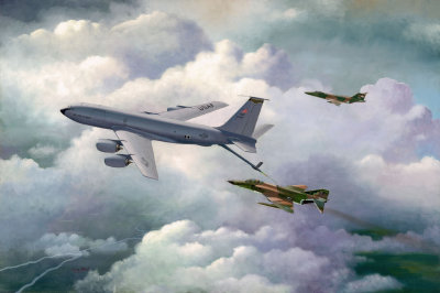 Kc-135 & fighters  