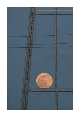 Indianola Watertower  Moonrise 
