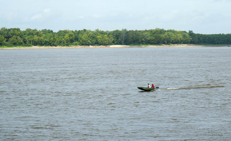 Fishing the Mississippi.