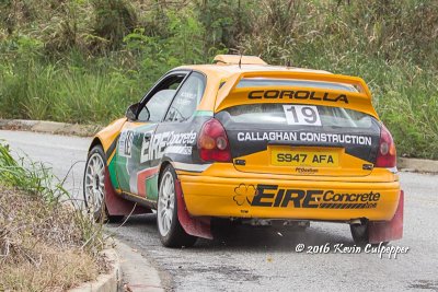 Rally Barbados 2016 - Martin Donnelly, Brian Doherty