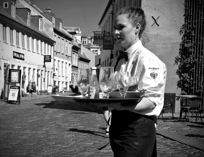 Waitress caf Jorden