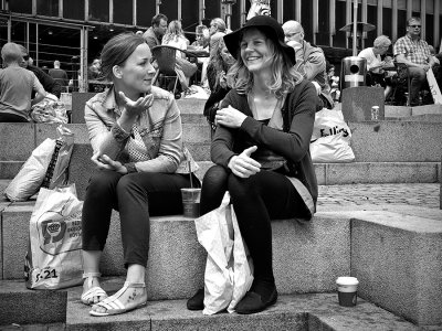 Joyfull at the spanish steps