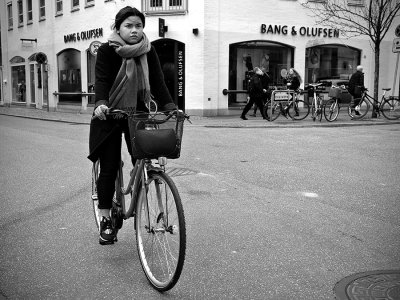 Bang & Olufsen biking