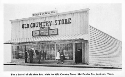 The Old Country Store originally on Popular (Airways). Building still there, now a car lot.