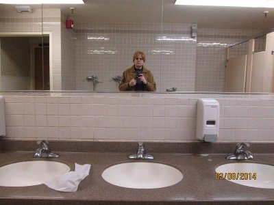In Sears restroom