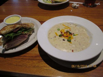 Potato soup at Raffertys