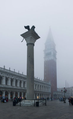  Column with the Lion of Venezia in the Piazzetta di San Marco